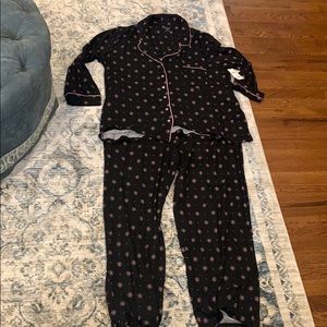 Alfani pajamas button up top and bottoms NWT